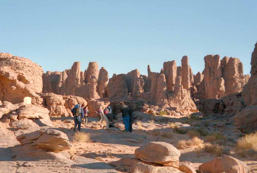 Durch die Felslabyrinthe des Tassili