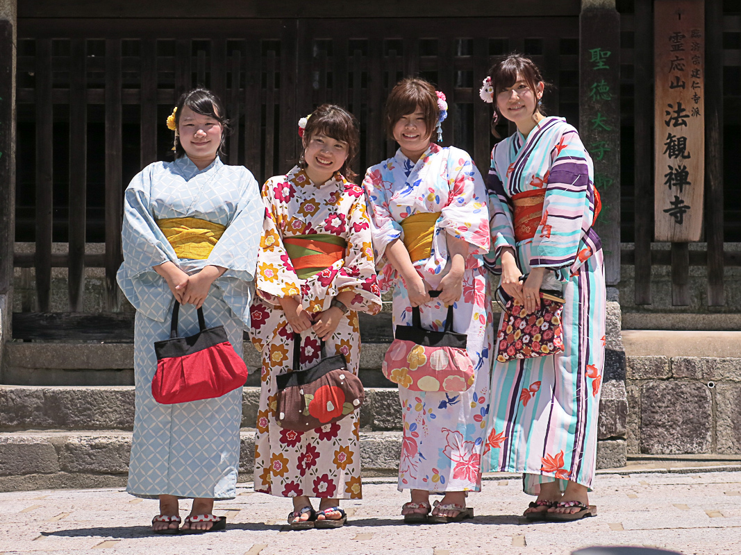 Kyoto auf dem Weg zum Tempel