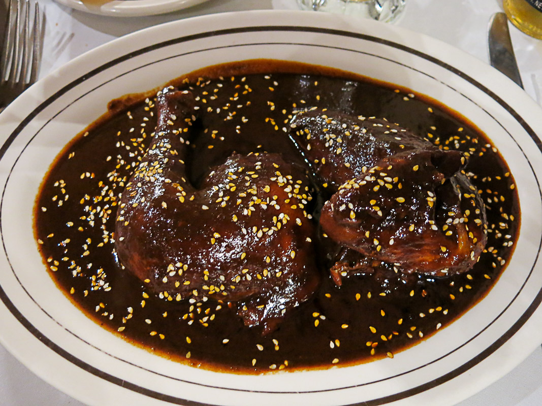 Hhnchen mit Schokoladensauce Mole