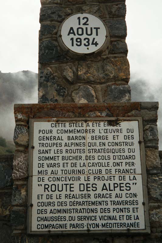 ber die Route des Grandes Alpes