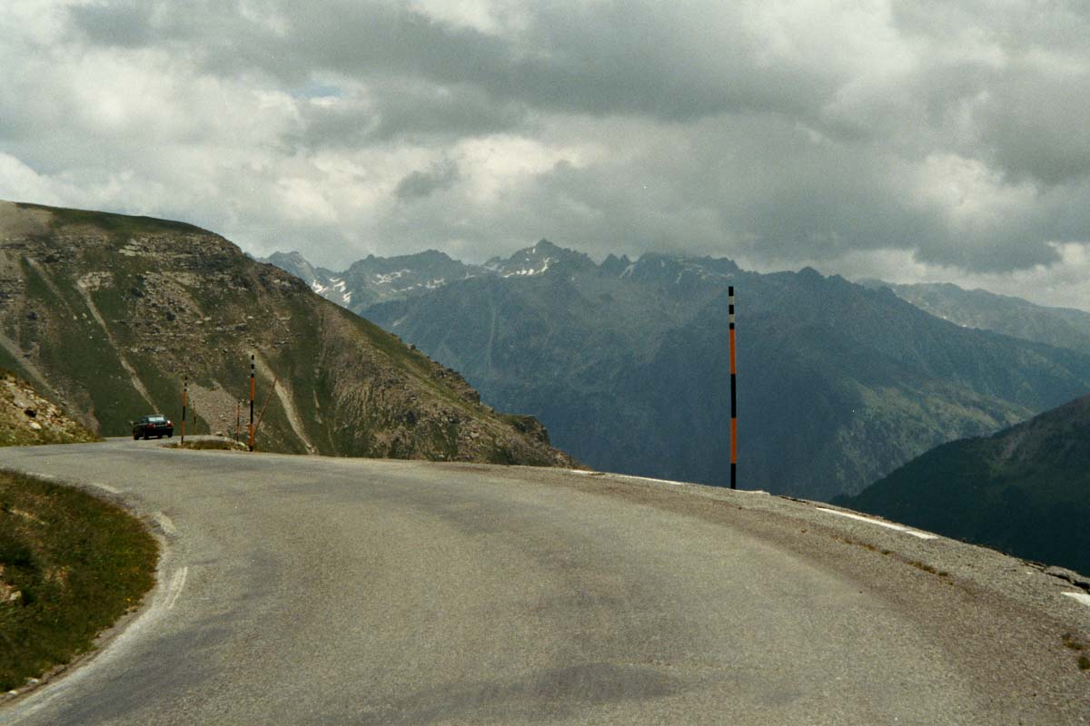 Abfahrt vom Cime de la Bonette