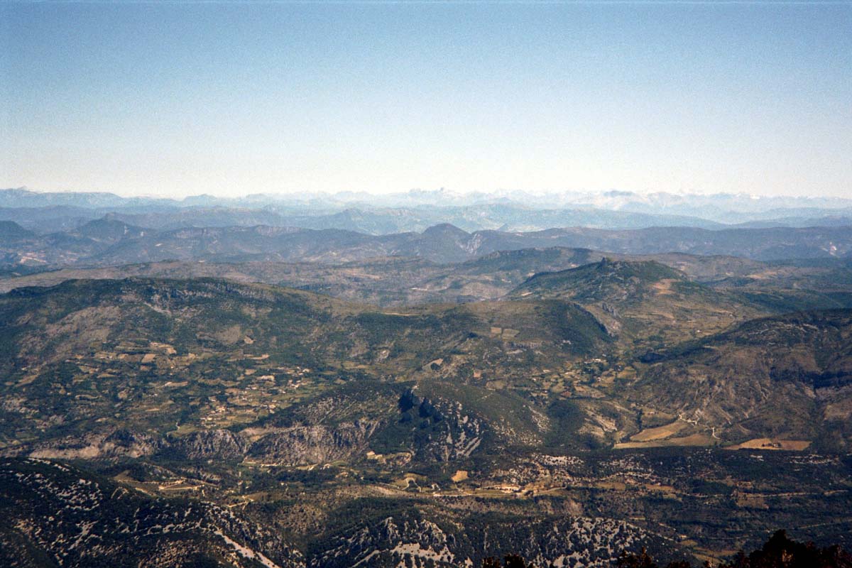 Blick bis zum Mont Blanc