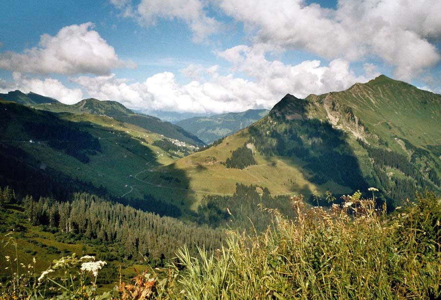 Ausblick vom  Furka-Joch