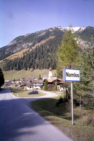 Namlos im Namloser Tal